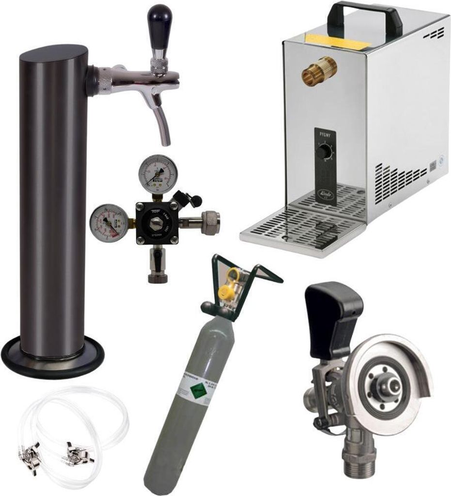 Untertheke 35l Säule Schwarz Typ M 500g