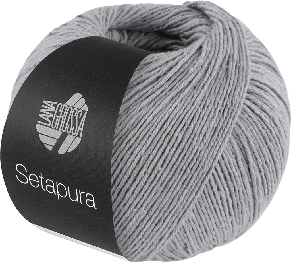 Lana Grossa - Setapura 0020 eisgrau Produktbild 