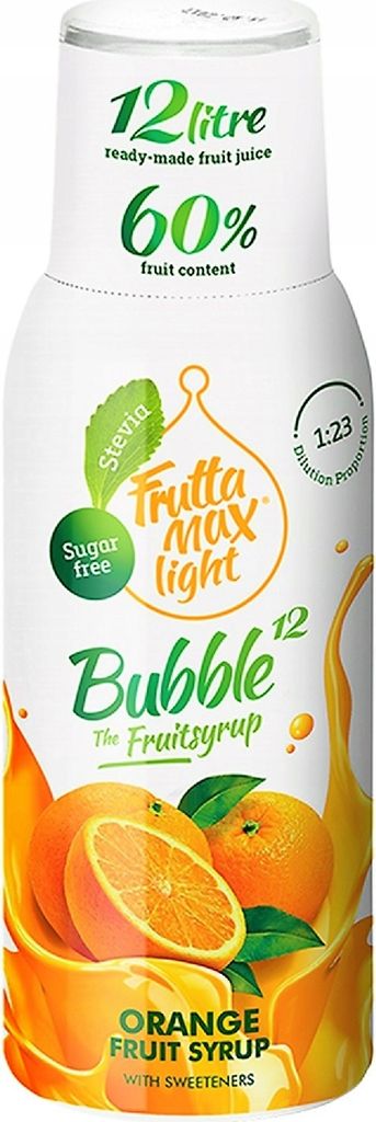 Syrop FruttaMax Pomarańcza Light 500ml Zdjęcie produktu 