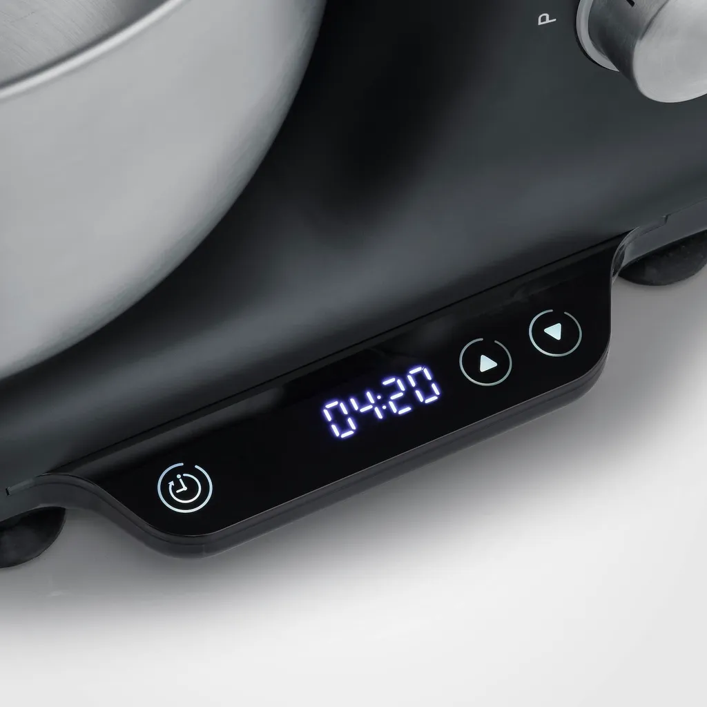 Robot pâtissier SEVERIN KM 3898 : balance intégrée et bol inox 5,5L
