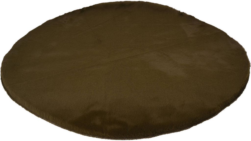 Kulatý koberec do obývacího pokoje, Umělá kožešina, Ø 80 cm Obrázek produktu 
