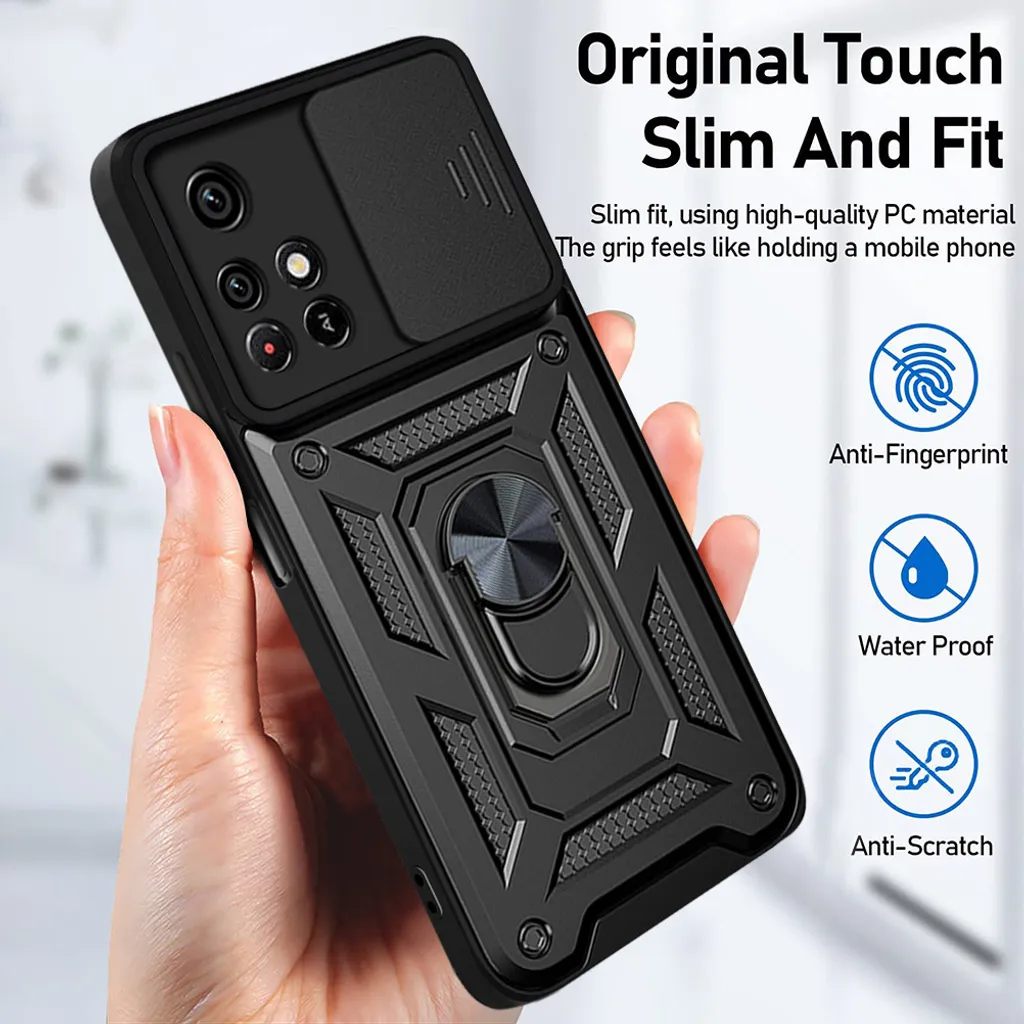Cover Premium Redmi Note 11: Silicone Soft-Touch e Anello Slim - 2