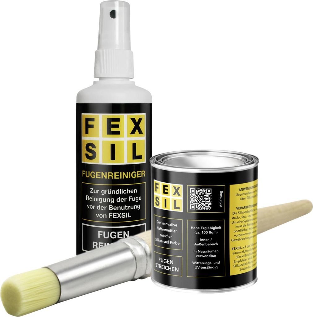 FEXSIL Set Haftgrundierung 125 ml, Fugenreiniger 100 ml, Produktbild 