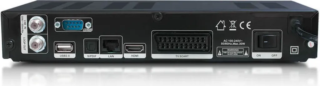 Décodeur Satellite HD AB CryptoBox 700 Tuner DVB-S2 Noir Format Compact - 3