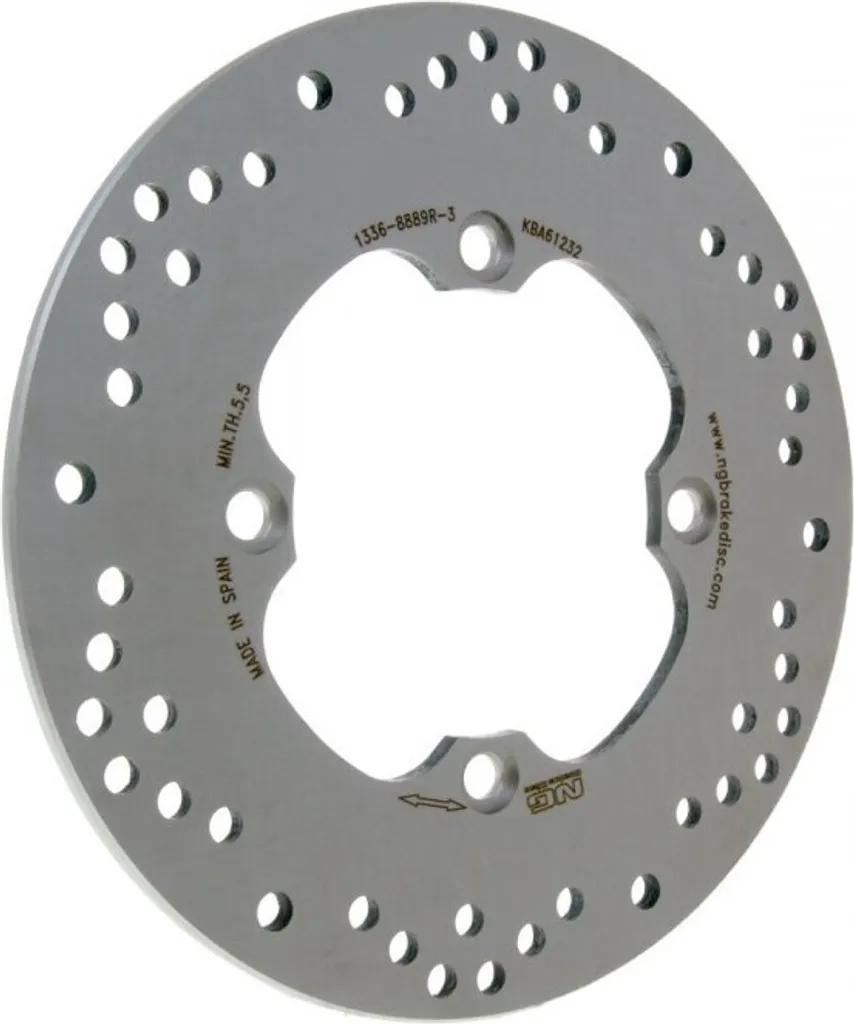 Disque de frein NG 1336 anti-vibration pour Honda FJS Silver-Wing 600