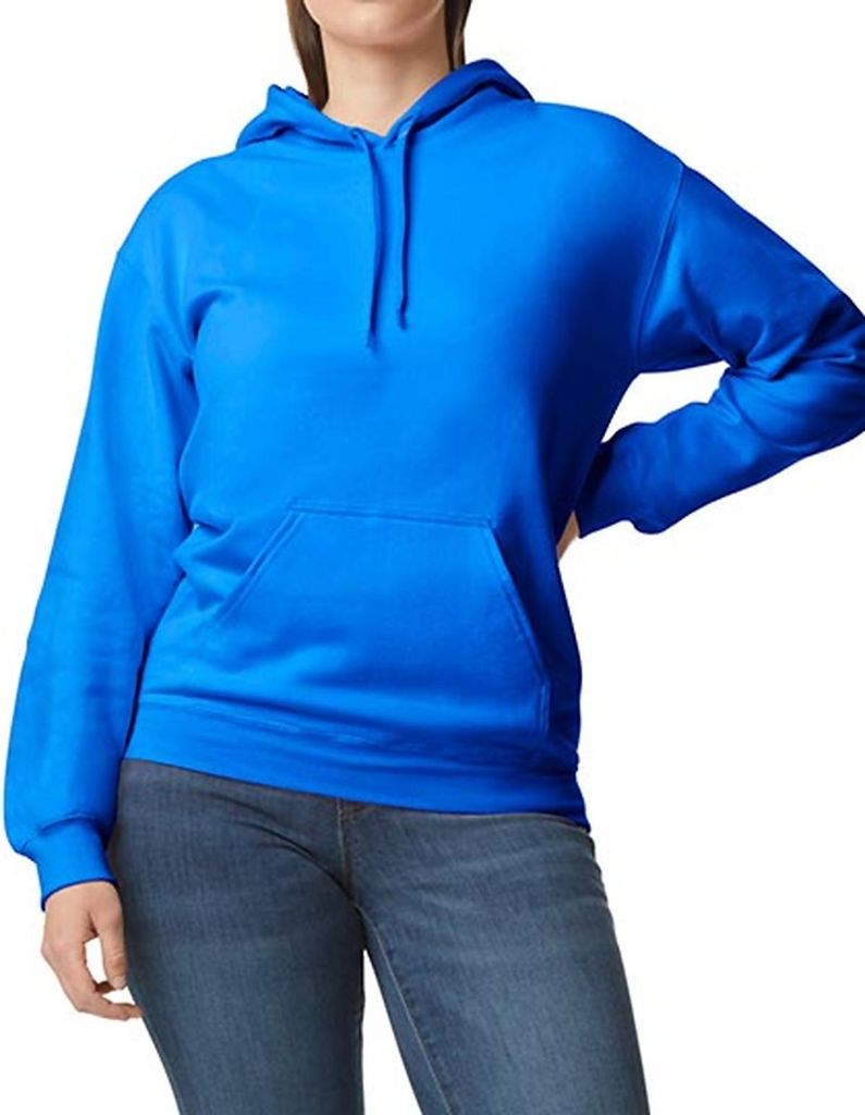 Gildan SF500 | Softstyle Midweight Sweat Adult Hoodie Uni - Farbe: Royal - Größe: M