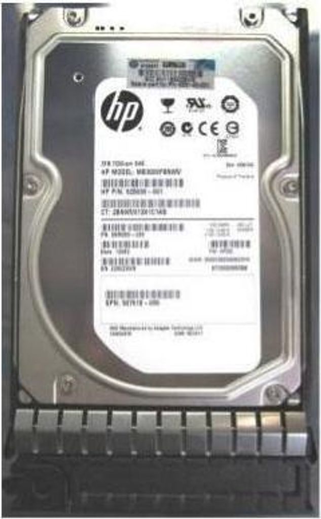 HPE 3TB hot-plug dual-port SAS hard disk drive, 3 TB, 7200 RPM, 3.5", SAS