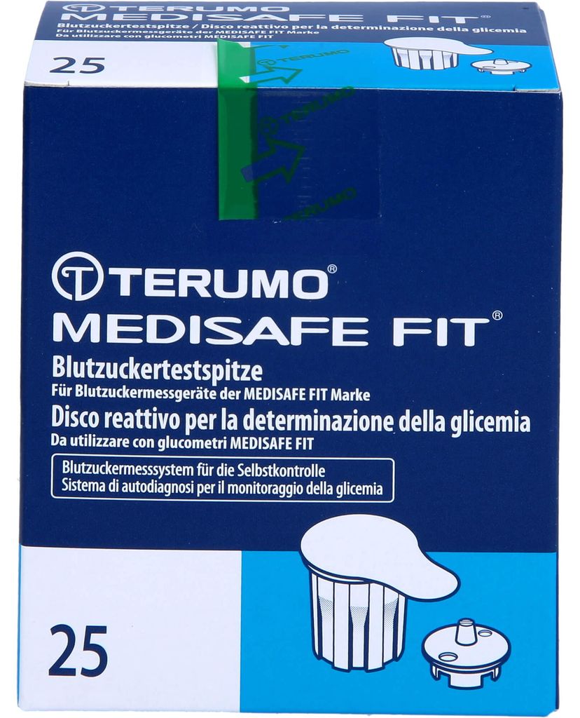 Terumo Medisafe Fit Blutzuckertestspitzen 25 St Produktbild 