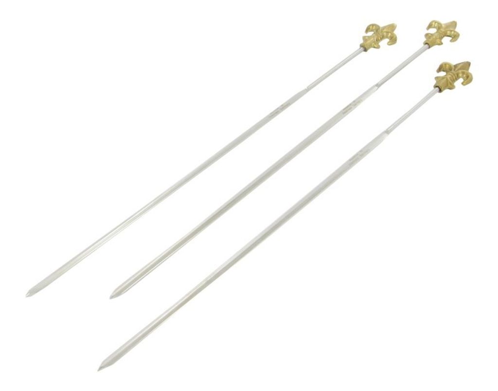 Westmark 3 brochetas para "schaschlik" "Lilie", 31 cm, Imagen del producto 