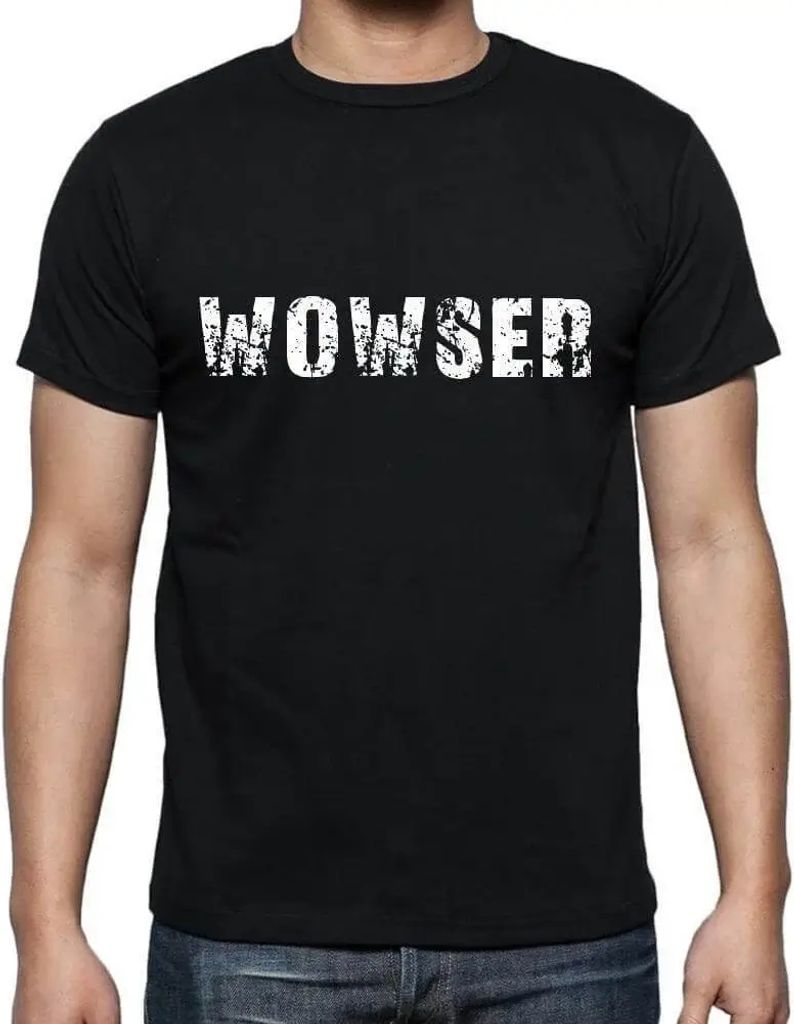 Herren Grafik T-Shirt Wowser Öko-Verantwortlich Vintage Jahrgang Kurzarm Lustige Druck Geburtstag Geschenk Mann