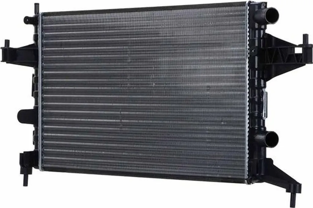 Radiateur HELLA 538-359mm avec ailettes assemblées pour moteur Opel Corsa