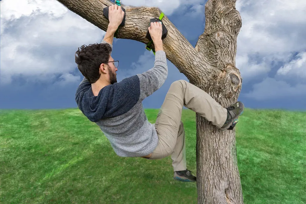 Slackers Ninja Prises d'Escalade pour Arbre avec Sangles à Cliquet
