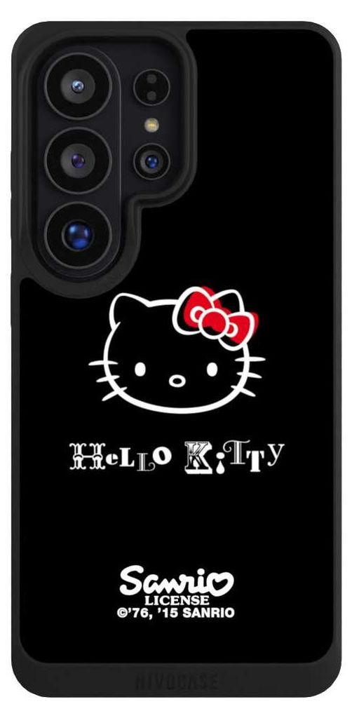 NIVOCASE Handyhülle für Samsung Galaxy S26 Ultra Hülle NIVOpure Case Schwarz Fanartikel Hello Kitty Kawaii