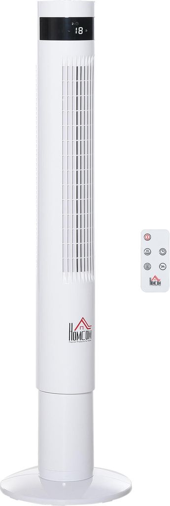 HOMCOM Turmventilator 85° Oszillierender 110cm Produktbild 