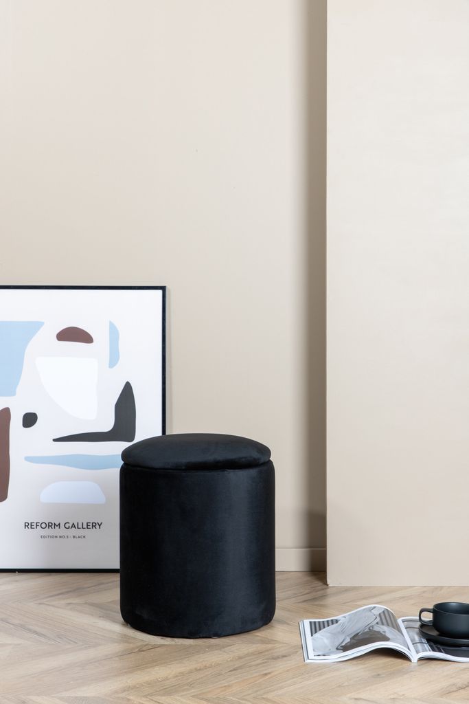 Venture Home Sitzpuff Limpen Schwarz