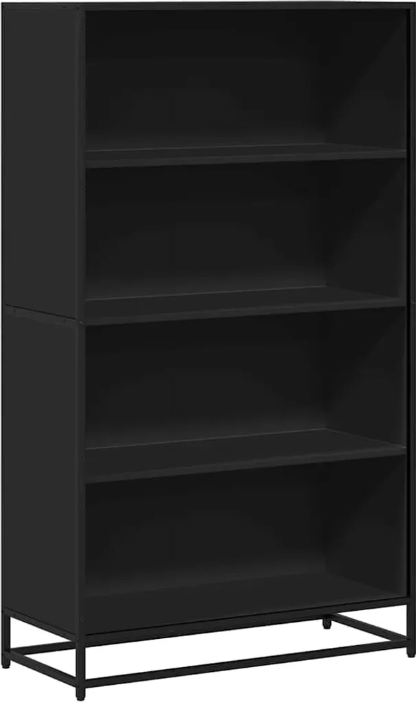 SYFAX™ Mobile Libreria Design Nero 139cm - Scaffale Multiuso Moderno - 1