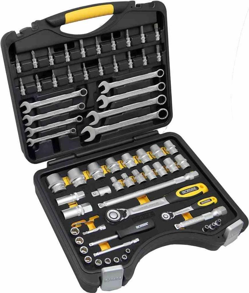 Profi Steckschlüssel-Set 68-teilig 6,35 mm (1/4")-12,7 mm (1/2")