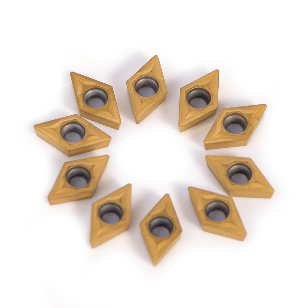 A collection of diamond-shaped metal inserts arranged in a circular pattern on a white background.