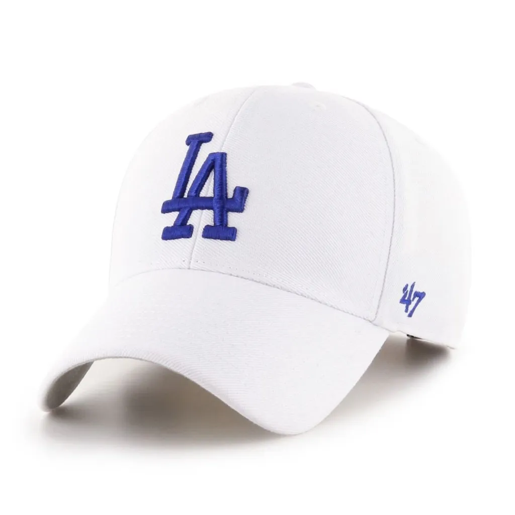 Casquette Confortable Dodgers Los Angeles '47 Brand sans Pression Blanc
