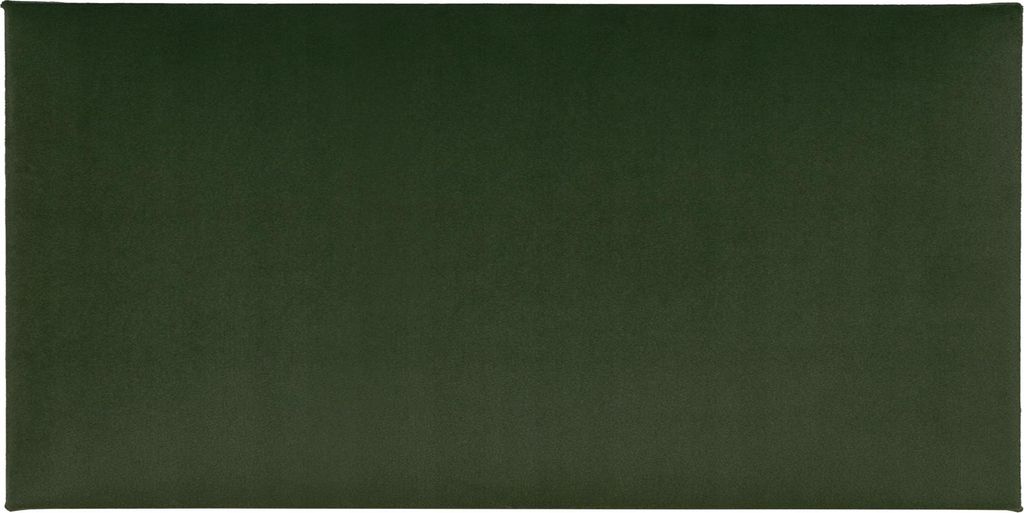 Komvortowy | Polsterpaneel | Wandkissen Velours Flaschengrün 30x60 cm | Wandpolster | Bettkopfteil | Wandpaneel