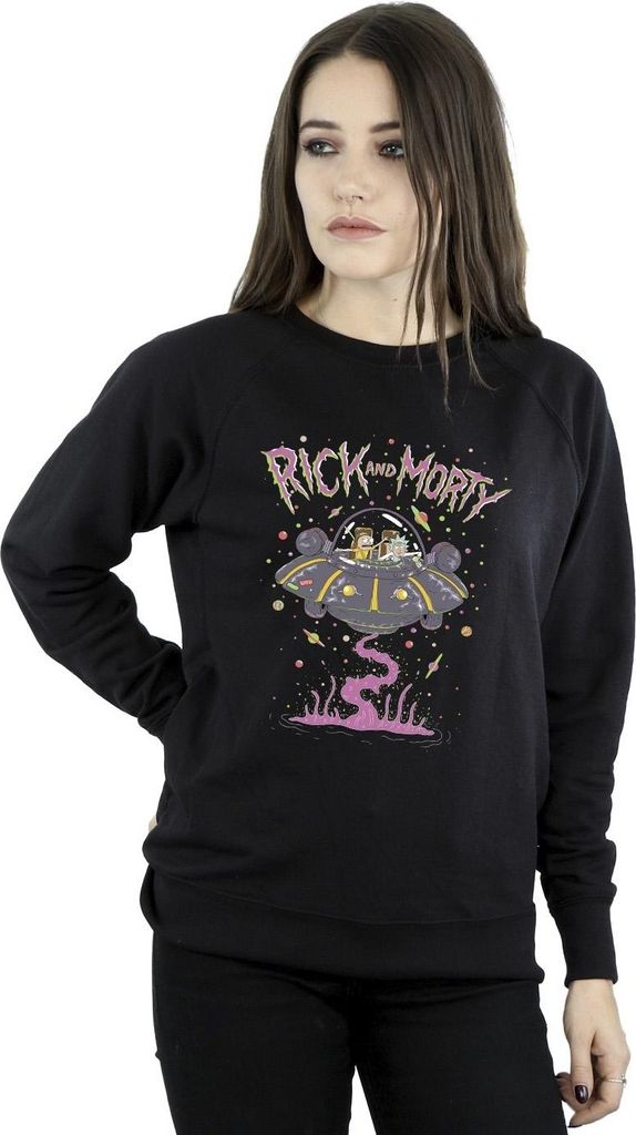 Rick And Morty - Sweatshirt für Damen BI33666 (S) (Schwarz)