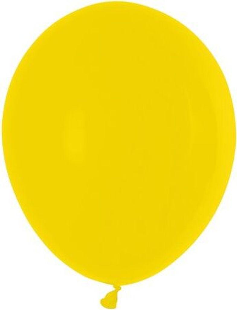 100x Luftballons gelb Ø 250 mm Größe 'M'