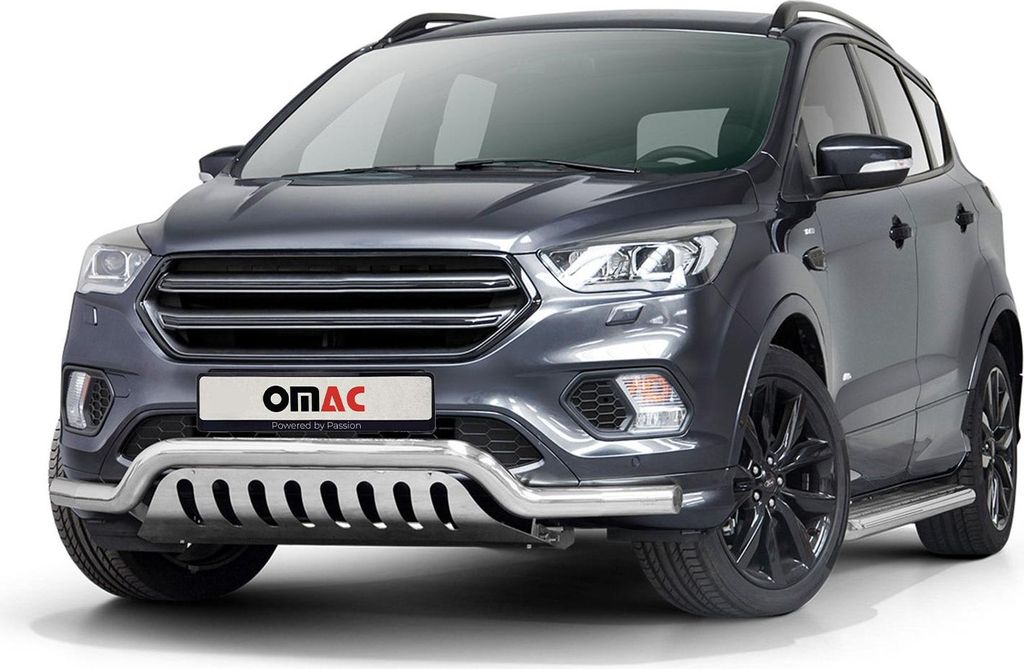 Edelstahl Frontschutzbügel für Ford Kuga 2017-2025 ABE Silber Schutz