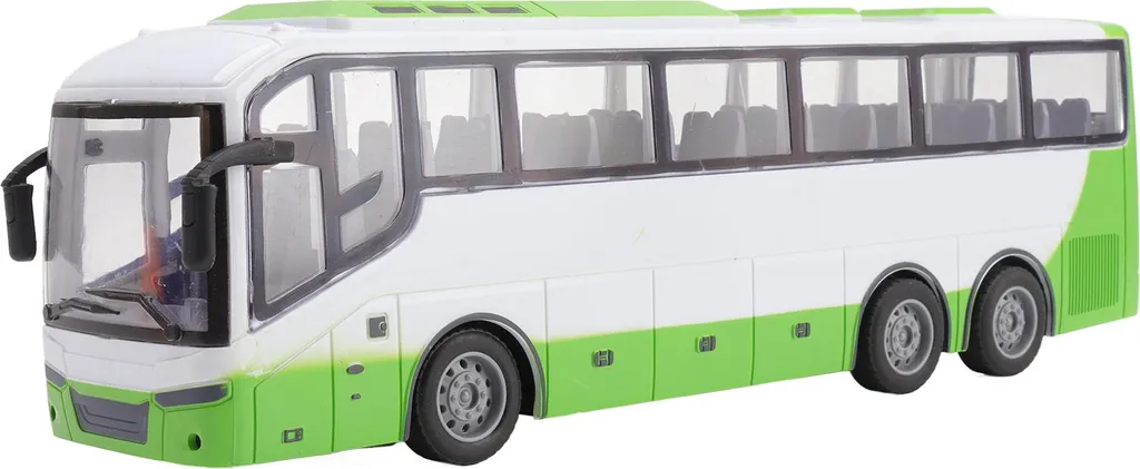 Bus télécommandé 1/30 vert et blanc - Modèle réduit RC haute précision - 2