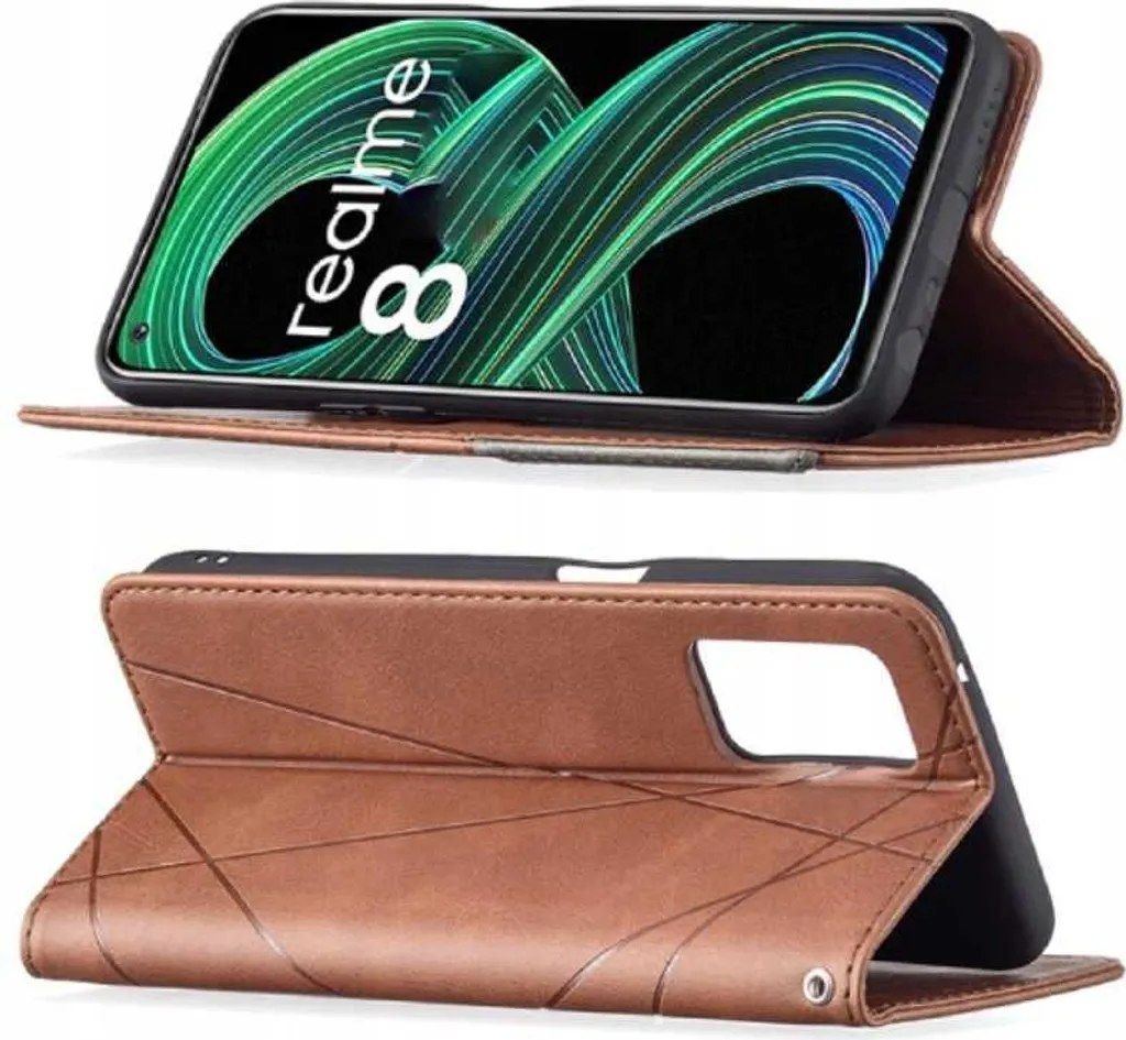 Zaps Origami Realme 8/8 Pro Brown - 9