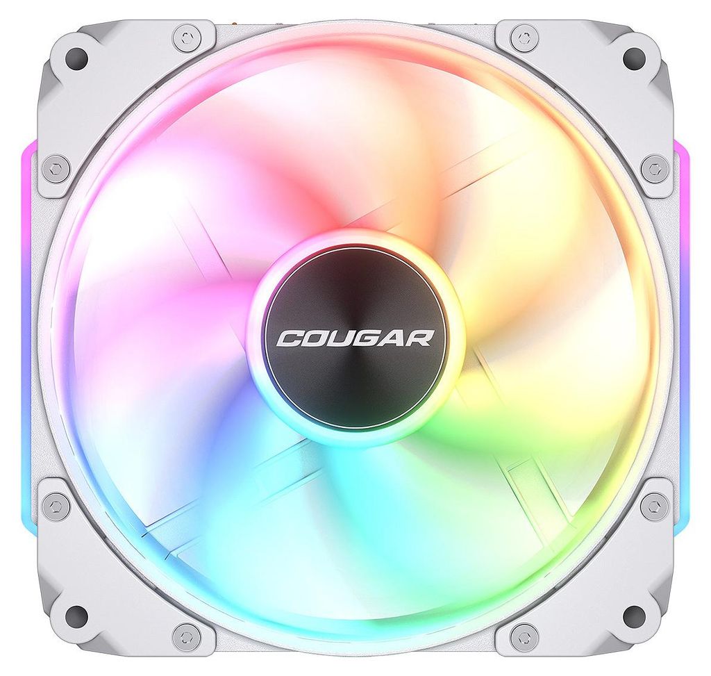 COUGAR Gehäuse Lüfter Apolar 120 ARGB, Weiß (3 in one Produktbild 