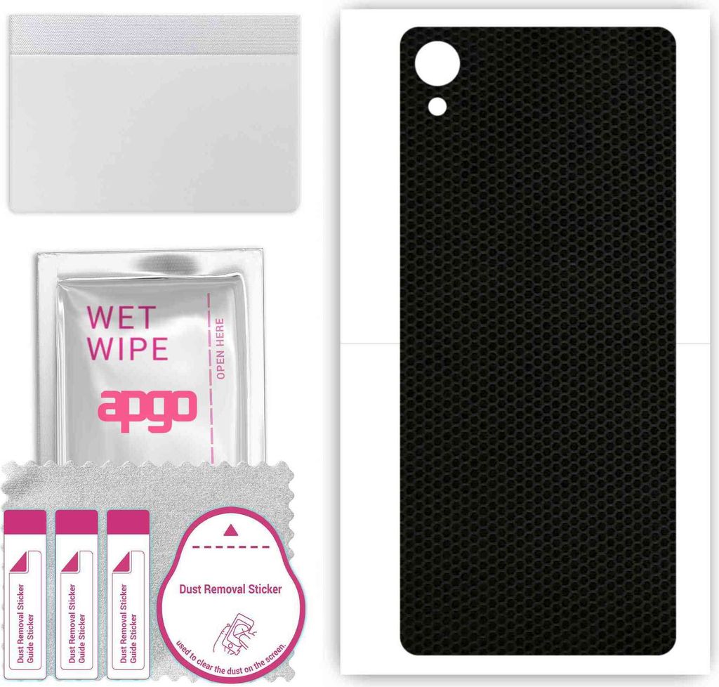 apgo Rückseite Schutzfolie, Skin, kompatibel mit Sony Xperia X Performance, Hinten Displayschutzfolie aus Vinylfolie, kratzfest, einfache Montage ...