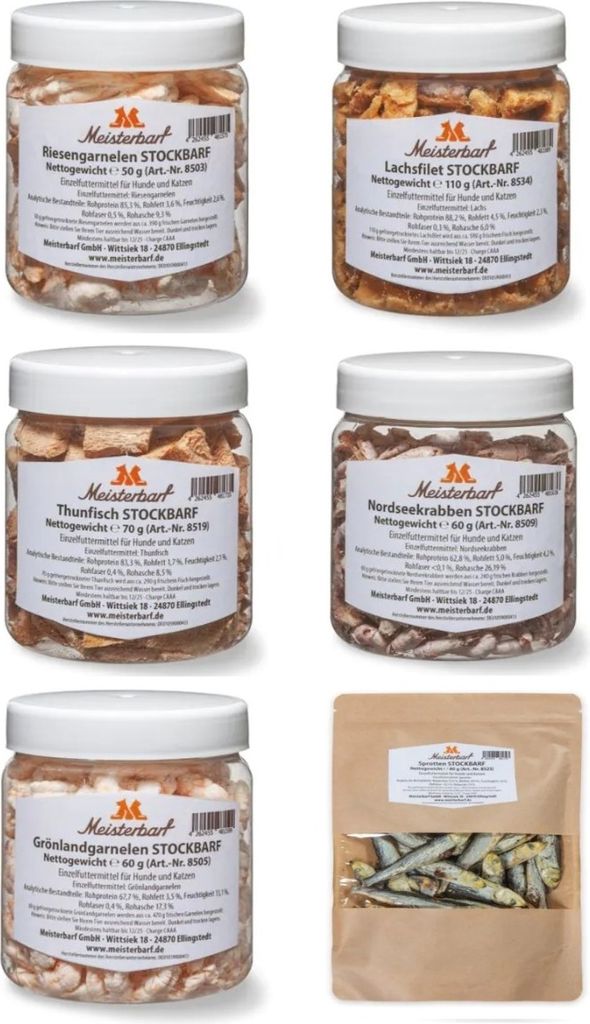 Feine FISCHE & KREBSTIERE gefriergetrocknet, 430 g Produktbild