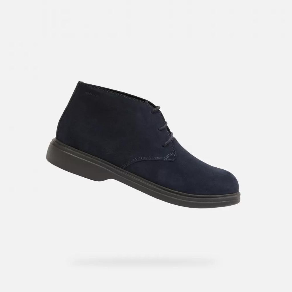 Herren-Stiefeletten GEOX OTTAVIO G006455 DUNKELBLAU Größe: Produktbild 