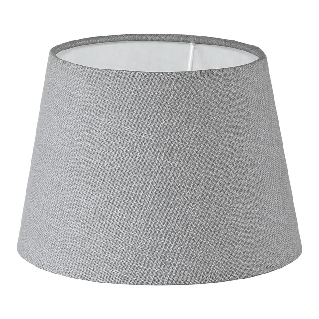 Ombrelle de Décoration Vintage en Lin Gris - Lot de 2 Pièces Ø 20 cm