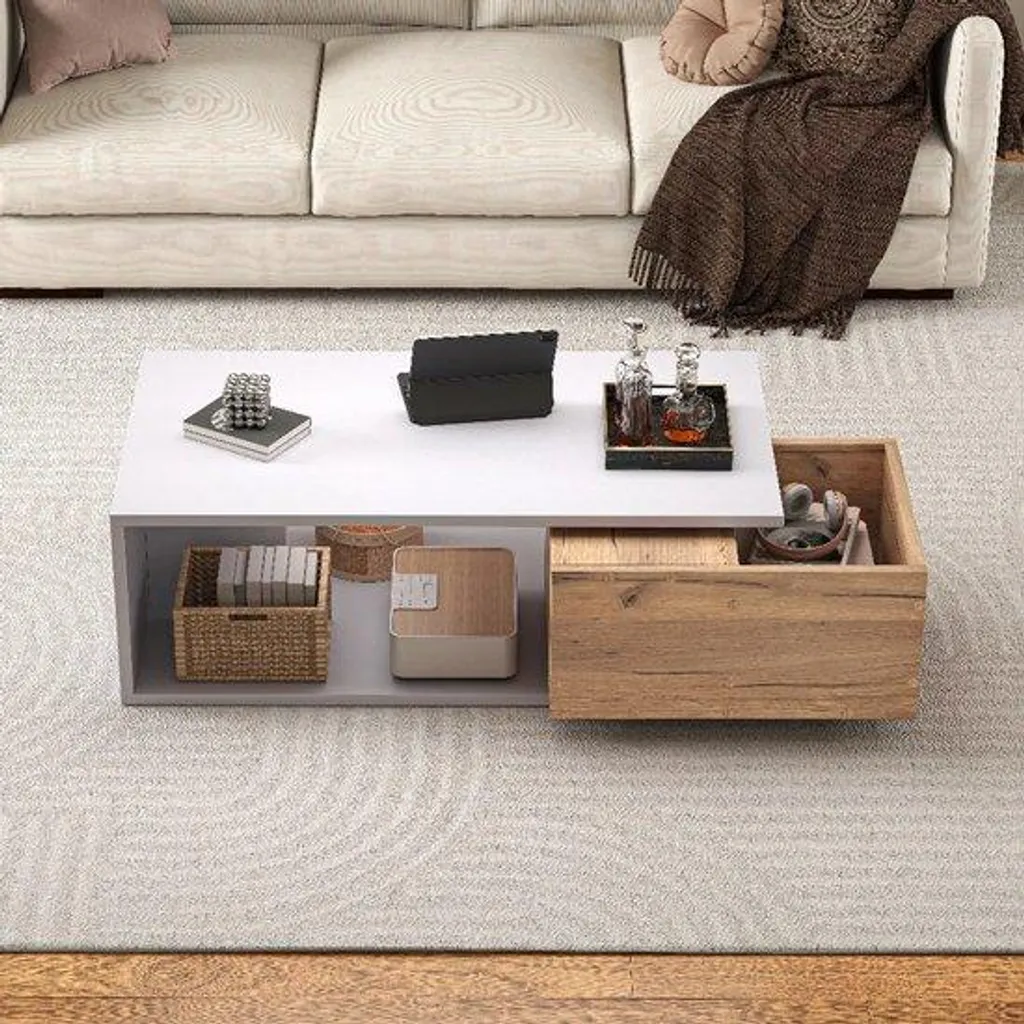 Fauteuil de relaxation pivotant blanc pour bureau ou salon - 360 deg