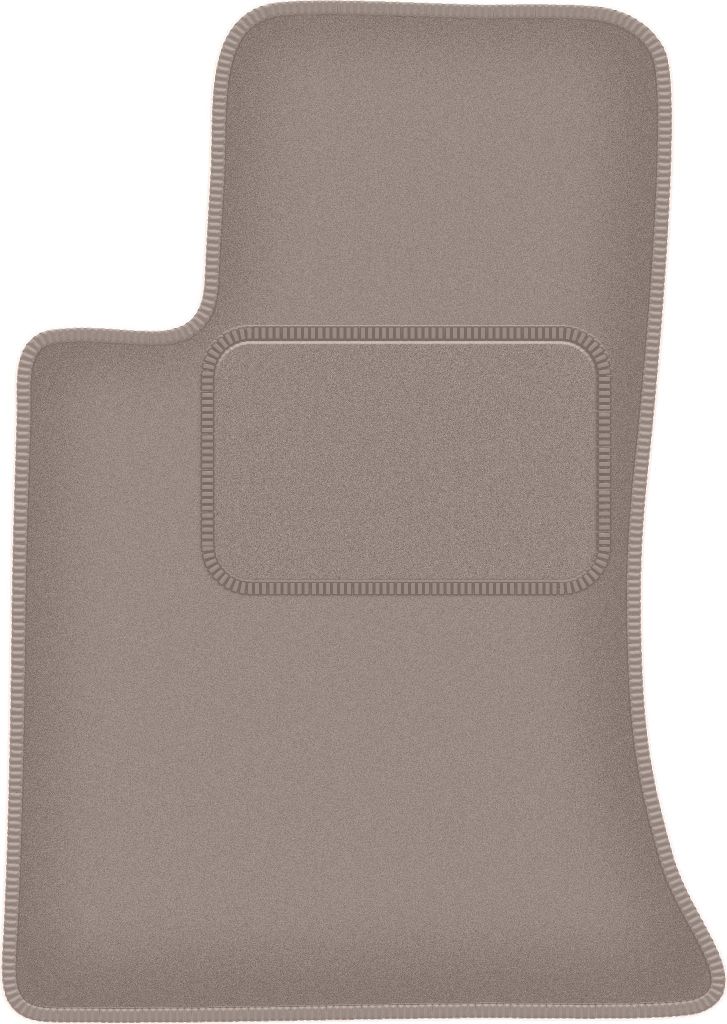 Fahrerfußmatte Velours beige passend für Cadilac SRX (2004-2010, 0) – mit Befestigungen – passgenau