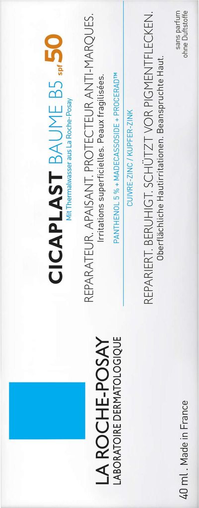 La Roche-Posay Cicaplast Baume B5 LSF 50 Haut-Balsam, 40 ml Produktbild 
