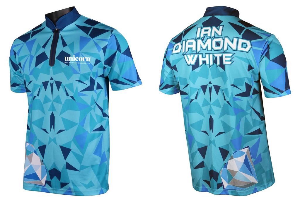 Unicorn Team Dart Shirt Ian White - 4-XL -- 1 Stck