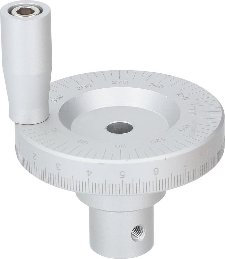 Drehbank-Handrad, 8 mm Innendurchmesser, hochpräzises Ersatzhandrad aus Aluminiumlegierung für die Führungsschiene des Schiebetisches