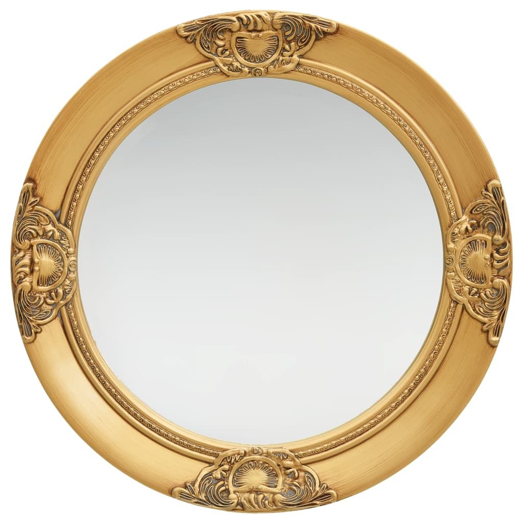 vidaXL Wandspiegel im Barock-Stil 50 cm Golden -  Spiegel Produktbild 7