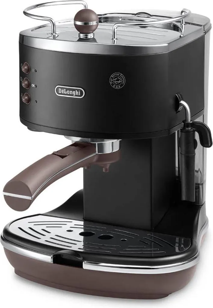 Machine à Café Espresso Manuelle DeLonghi Vintage Icon Noire Onyx