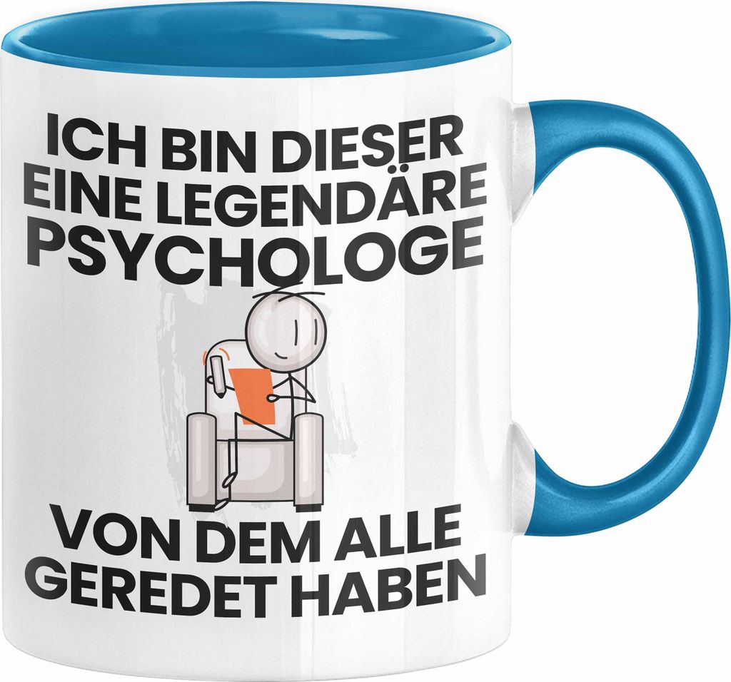 Psychologe Geschenk Tasse Lustige Geschenkidee Geburtstag für Psychologe Ich Bin Dieser Legendäre Psychologe Von Dem Alle Geredet Haben Kaffee-Be...