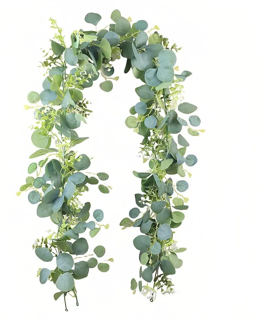 Eucalyptus artificiel 1,8m : décoration végétale sans entretien fleurs