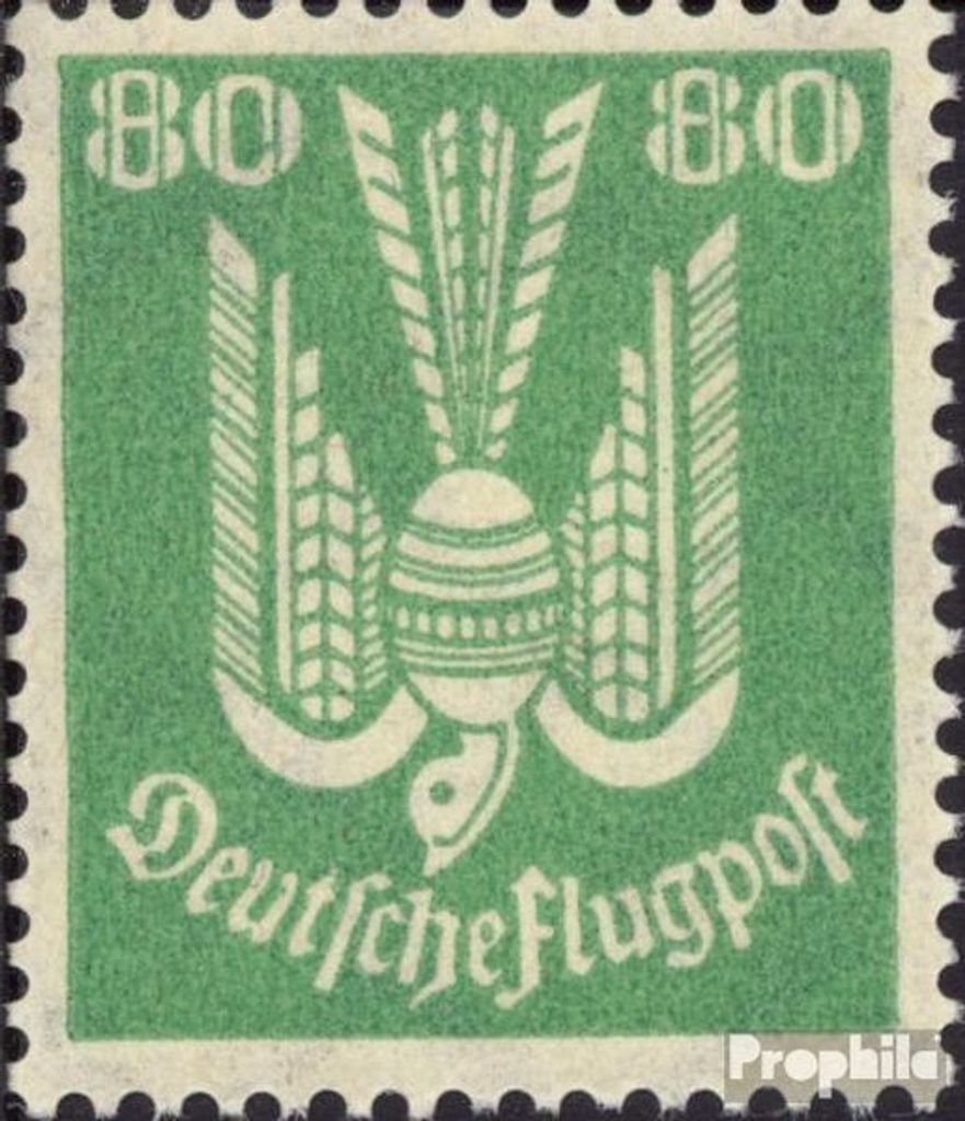 Briefmarken Deutsches Reich 1922 Mi 214 postfrisch Flugpost mit farbigem Unterdruck