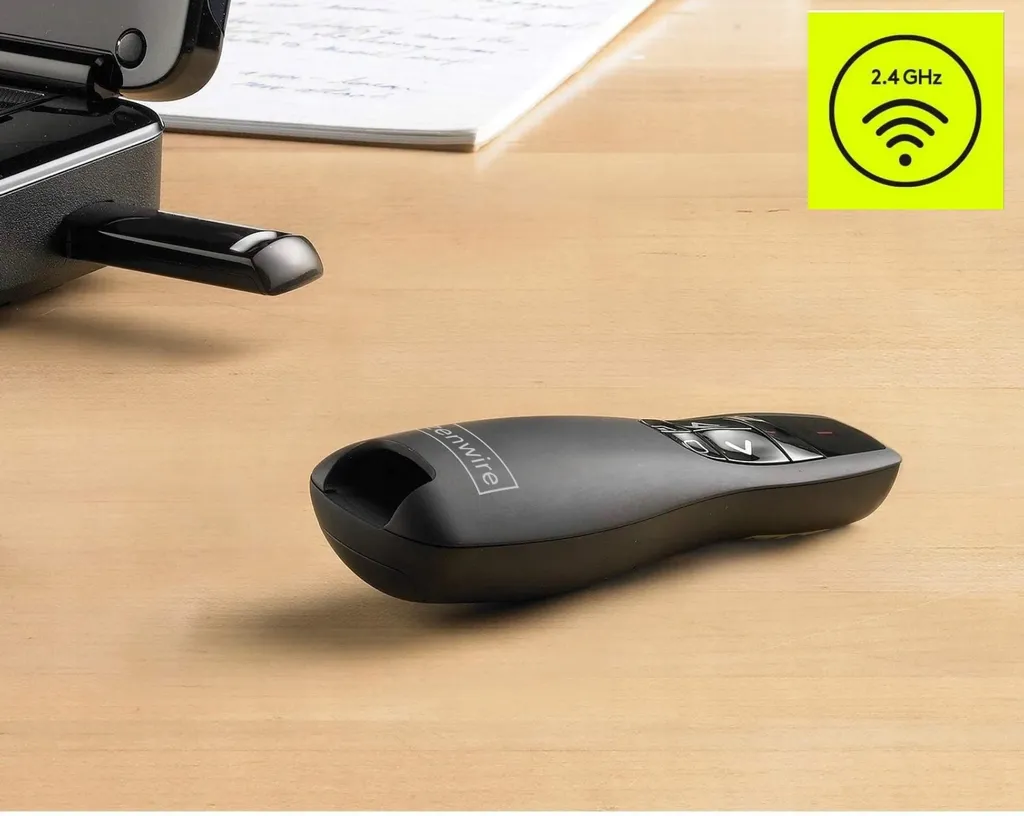 Pointeur laser sans fil noir avec télécommande USB plug and play - 10