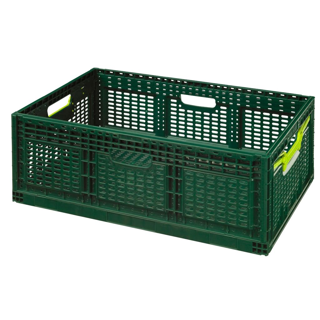 Stabile Klappbox aus Kunststoff 600 x 400 x 219 mm Gemüsekiste Faltbox