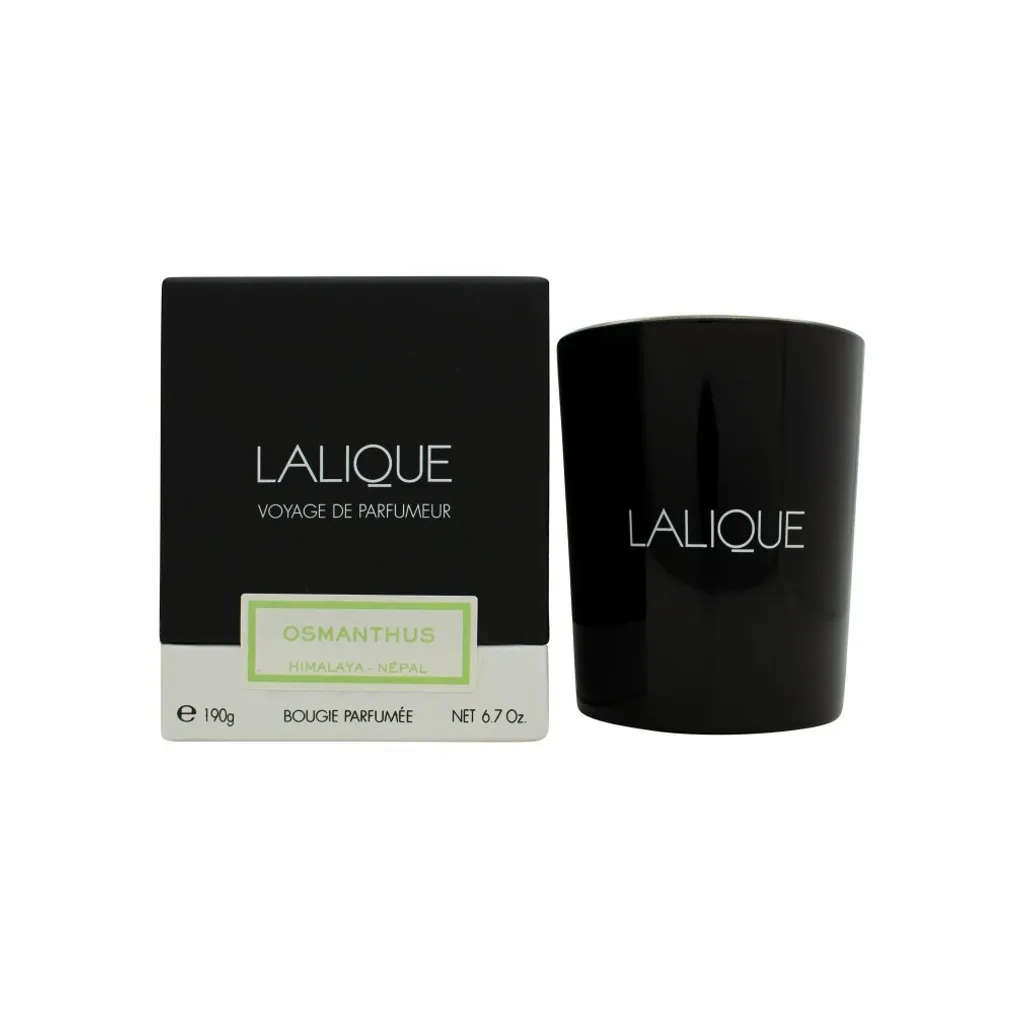 Bougie Lalique Osmanthus Himalaya 190g - Parfum d'Intérieur de Luxe