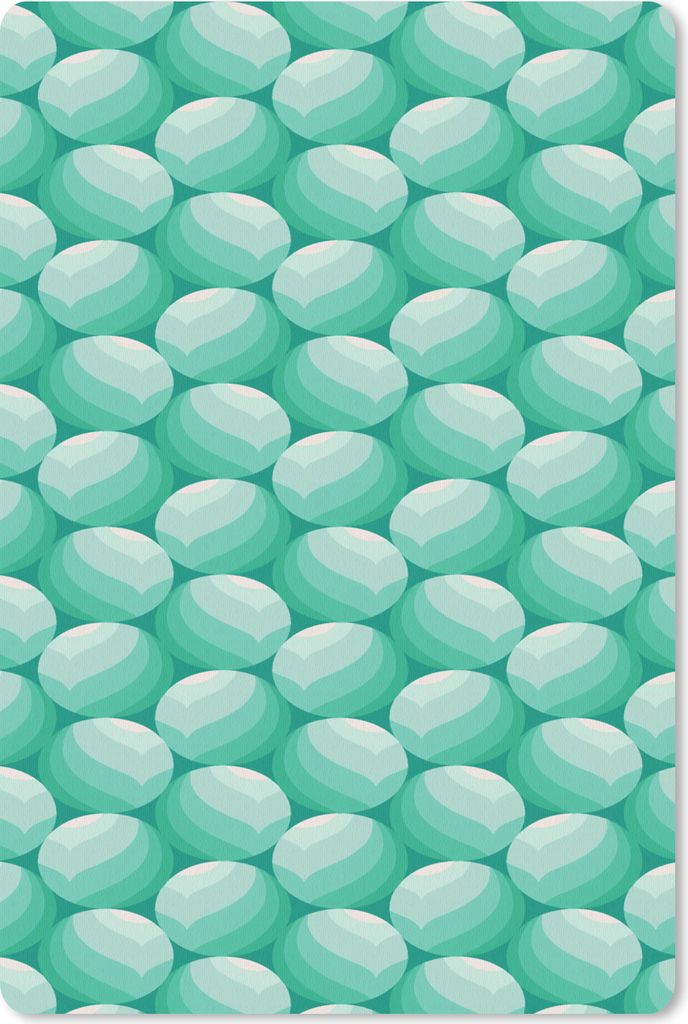 MuchoWow Mauspad Mousepad Gestaltung - Minze - Ball 40x60 cm - Mousepads - Maus Mat - Pad - Mausunterlage - Schreibtisch Accesoire