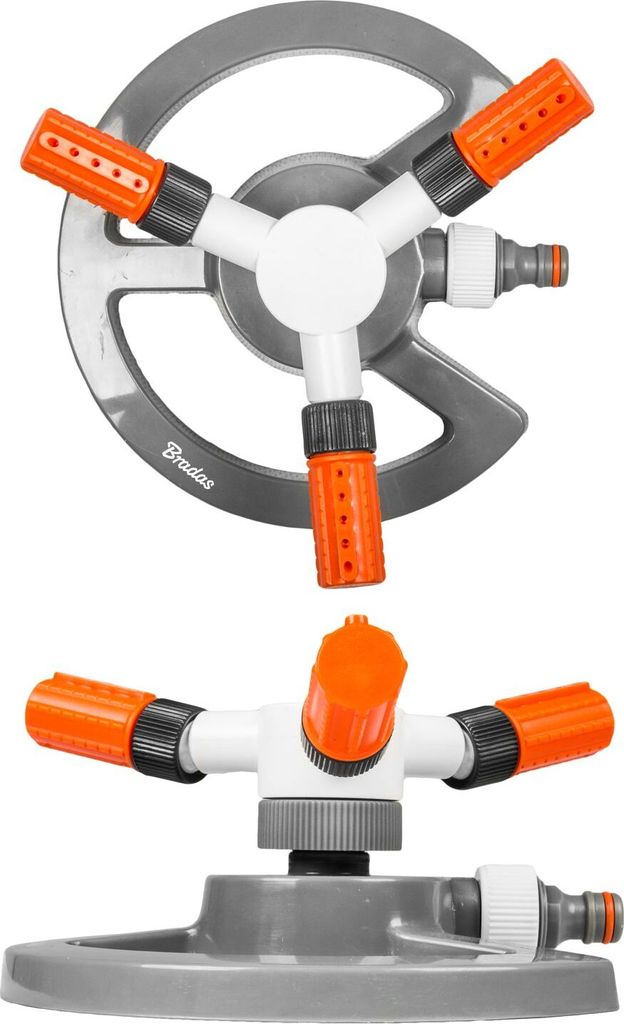 BRADAS Drehsprenger 3-Arm Kreisregner Rasensprenger Produktbild 