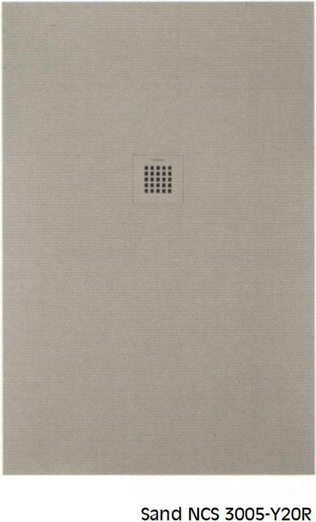 SANYCCES STRATO Rechteckige Duschwanne 90 x 80 cm, sand